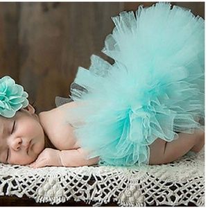 Aqua rose tutu set